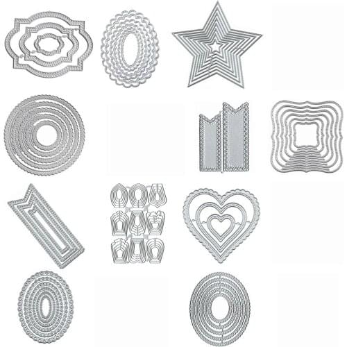 Heart cutting dies craft Metal Steel New decoration Stencil For DIY Scrapbooking Paper photo Cards
