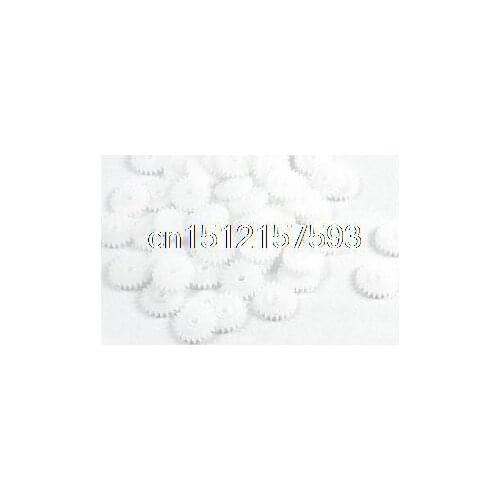 RC Airplane Transmission Axle 12mm x 2mm 22 Teeth Plastic Motor Gear 50 Pcs
