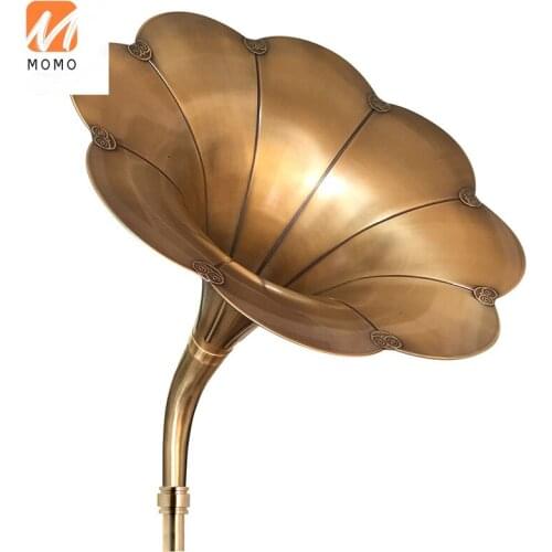 Retro Phonograph Copper Speaker Vinyl Record Player Antique Record Player Speaker Phonograph Speaker Accessories