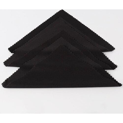 10pcs Black Cleaning Glasses Eyeglasses Cloth Economy Screen 13 Sunglasses Eyewear Cloth Accessories 13cm * Microfiber Clea H4Q7