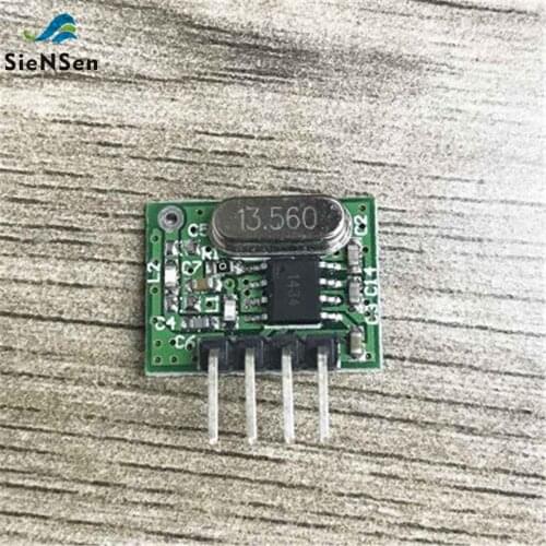 SieNSen 10Pcs/lot 433MHZ Transmitter Module Remote Lighting Wireless Toys Smart Home Launch Module CE/FCC for Access Control