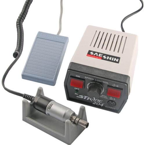 Dental Lab Strong 204 Electric Micromotor Machine Motor Handpiece for Polishing polisher 35,000RPM