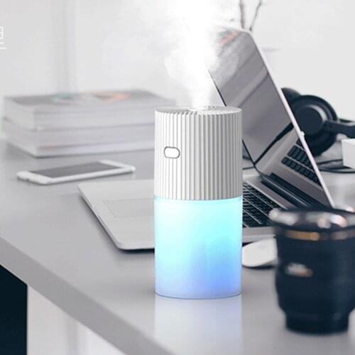 Luminous Cup Humidifier face care air cleaner Household Portable Mini Nano Aroma Diffuser free shipping nano mist sprayer