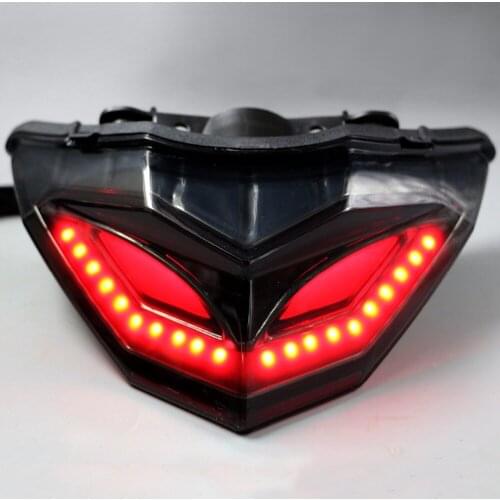 Tail Light Turn Signals Brake LED Light Fit For Kawasaki Ninja 250 300 2013-2017