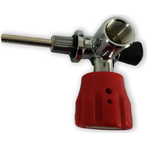 Cylinder Parts SCUBA Diving Tank Valve/PCP Tank Bottle Valve/Composite Carbon Fiber Cylinder Red Valve Gauge-V Drop Shipping