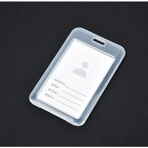 1PCS Plastic Card Holder Case To Protect Credit Cards Bank ID Card Sleeve Unisex Waterproof Transparent PVC Card Cover