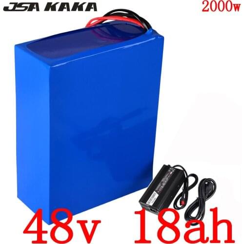 48V 1000W 2000W ebike battery pack 48v 18ah electric bike battery 48V lithium ion battery with 50A BMS and 5A charger duty free