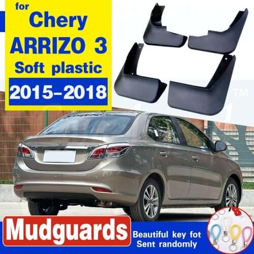 Car accessories ABS plastic Mud Flaps Splash Guard fender for Chery ARRIZO 3 2015 2016 2017 2018 Car styling