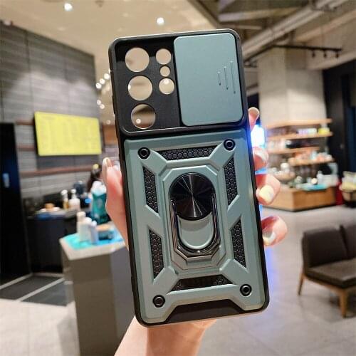 Magnetic Slide Armor Shockproof Phone Case For Xiaomi Redmi Note 10 Pro Redmi Note 10 Xiomi Redmi Note10 Pro Soft TPU Back Cover