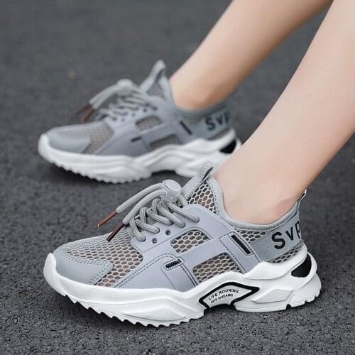 Kids Sports and Leisure Shoes Mesh Comfortable Breathable Outdoor Sneakers for Girl Boy Running Hiking Fitness Shoes Bigsize