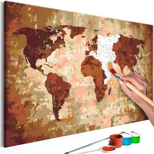DIY picture-world map (the Earth)-60x40 cm