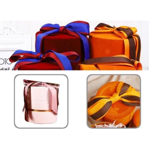 Elegant Cute Festival Candy Gifts Package Box Flannel Cookies Package Box Cylindrical Desktop Decor