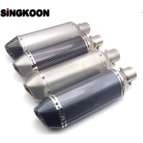 Motorcycle Exhaust Pipe Muffler Escape Carbon Fiber Pattern Silencer DB KILLER FOR KTM RC8 125 200 390 690 DUKE 1190 1290 1050