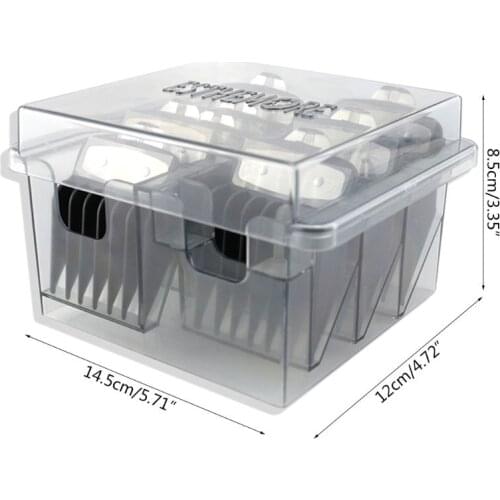 Guide Limit Comb Storage Box Hair Clipper Rack Organizer Case Salon Barber Tool MOLF