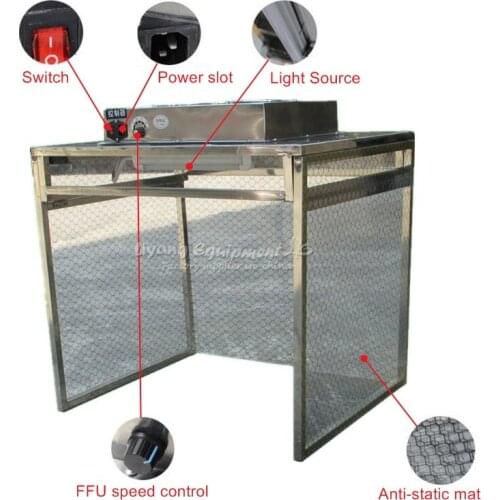 LY 910 assembled anti-static non-dust OCA work table potable desktop work platform