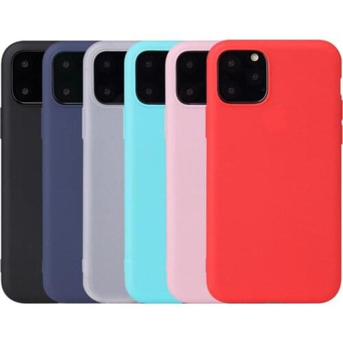 Matte Silicone Coque Cover case for iphone 11 Pro Max case for iphone 6 6S 7 8 Plus case for iphone X XR XS Max new cases