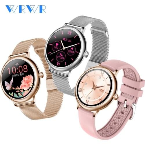 WRWR 2021 NEW Fashion Womens Smart Watch Luxurious Smartwatch For Android Apple, Christmas Gift For Wife Girlfriend Lover