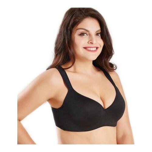 New ladies bralette classic black white beige lingerie women top sexy lace bras push up deep V secret Full fashion bh BCDEF C21