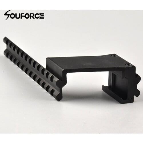 Pistol Hand Rail Weaver/Picantinny Rail Base Fit 20mm Gun Scope Mount Gun Accessories for Hunting