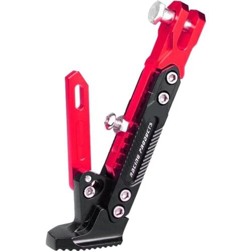 Adjustable CNC Metal Motorcycle Foot Kickstand Electrombile Kick Side Stand