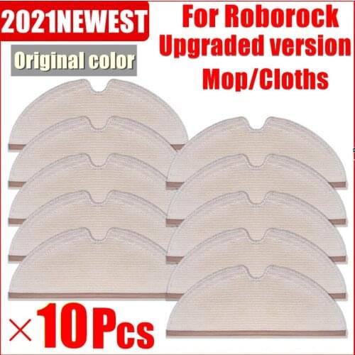 Upgraded version Cleaner Robot Mop Cloths Rags For XiaoMi Roborock S5 Max S6 Pure S6 MaxV S5 S51 S50 S55 Xiaowa E25 E35