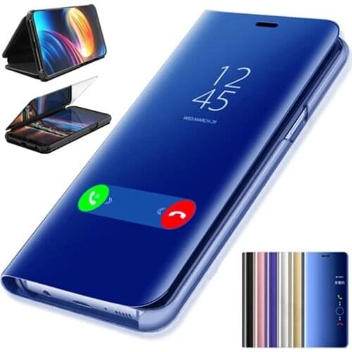 Smart Mirror Case For Samsung S20 Ultra S8 S9 S20 S10 Plus Lite Phone Case For Galaxy A51 A71 A50 A70 S10E Note 8 9 10 Pro Cover