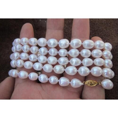 GORGEOUS AAA 11-13MM NATURAL SOUTH SEA WHITE BAROQUE PEARL NECKLACE 50" 925silver