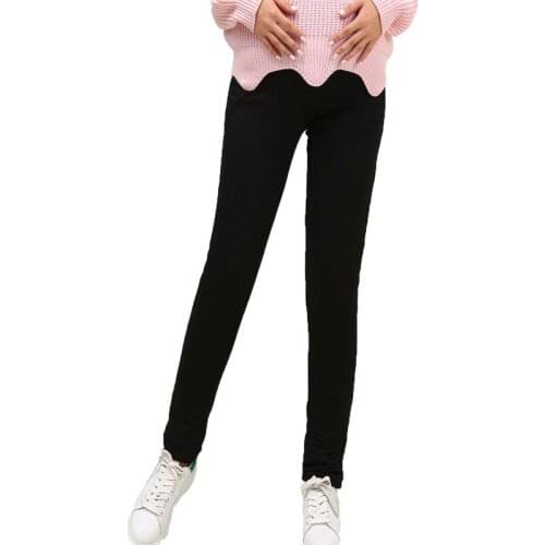 Winter Style Thick Three-Layer Pregnant WOMENS Warm Cotton-padded Trousers Northern Winter Leggings Winter Plus Velvet Thick