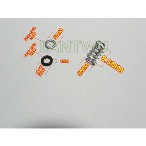 100 sets/pack) Motorcycle Carburetor Air Fuel Ratio Screw spring + Iron gasket + Rubber Seal O-Ring