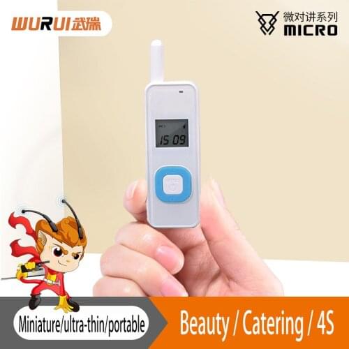 2pcs headset walkie talkies mini two-way radio Wurui walkie-talkie waterproof kids funda walkie talkie portable radio stations