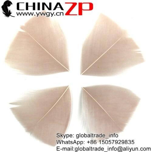 CHINAZP Factory 3~7cm 5000Pcs/lot High Quality DyedTaupe Turkey Feathers Petal Trimmed Wholesale for Craft
