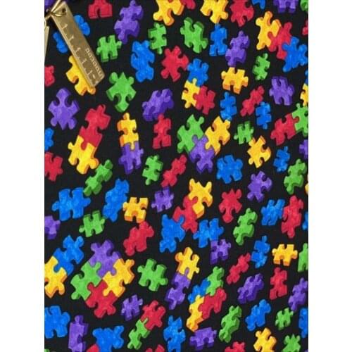 Colorful Blocking Cactus Dinosaur Rooster Rose Flora Plant Bird Cotton Fabric Bundle DIY Patchwork Textile Tissue Home Clothing