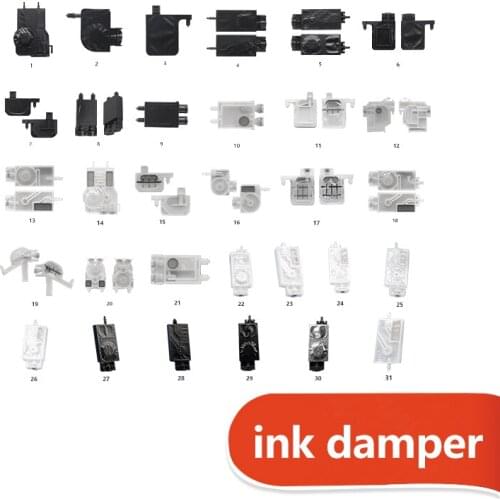 10PCS ink damper for mimaki jv33 JV5 CJV30 Printhead Damper Compatible solvent ink filter dx5 printer print head DX5 damper