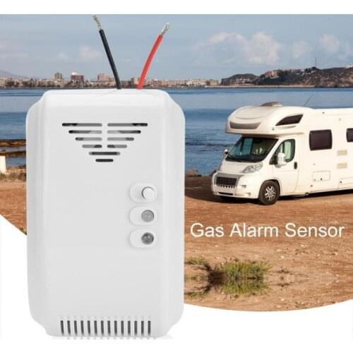 12V Gas Detector Sensor Alarm Propane Butane LPG Natural Gas Alarm Sensor for Motorhome Yacht kitchen Alarm System Security