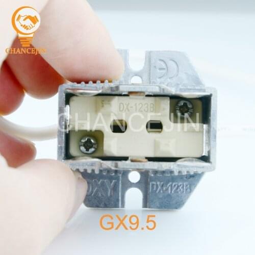 GX9.5 GY9.5 high temperature Lamp base 575W single-end moving head lamp holder computer moving head lamp porcelain base