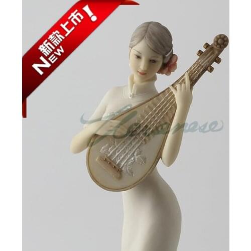 Art VERONESE veronie Chinese wind and slender series of lute womens band creative home decoration Decoration Wanlang