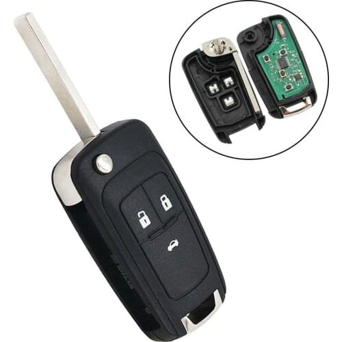 ID46 Chip 3 Buttons 434MHz Remote Control Key for Chevrolet Cruze Orlando
