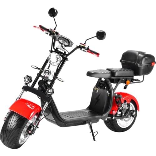 Doorstep Shipping Moscow Warehouse 3000w Citycoco With 12 Inch Aluminum Alloy Wheel 60v21AH Electric Motorcycle with Tail Box