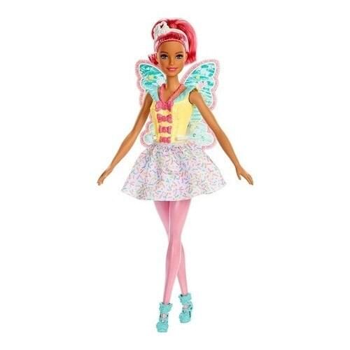 Barbie Princess Doll Dreamtopia Fairy Dolls-Pink Hair Butterfly Wings and Cute Dress Fairy Barbie from Dreamtopia Series-BEST