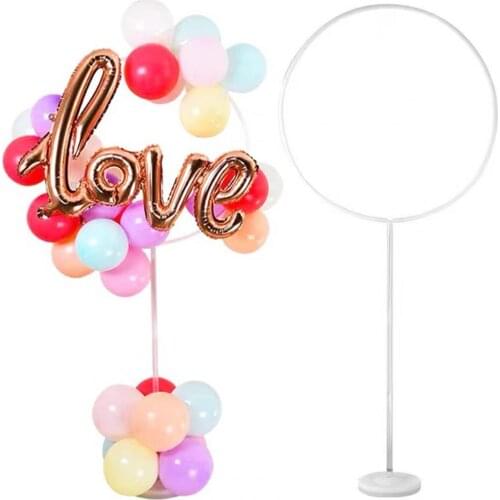 Hot Sale 60% Stand Reusable Adjustable Poles Plastic Wedding Birthday Balloon Stand for Party Accessories
