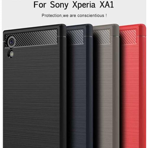 HereCase Fashion Shock Proof Soft Silicone 5.0"For Sony Xperia XA1 Ultra Case For Sony Xperia XA1 Plus cell Phone Case Cover