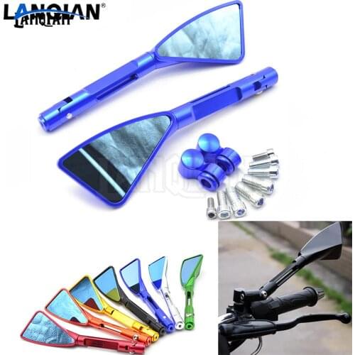 Motorcycle Rearview Side Mirror Universal Aluminum CNC For Yamaha YZF R6S R6 R3 R1M R1 750R 600R 1000R 1000 MT09 MT07 MT 07 09