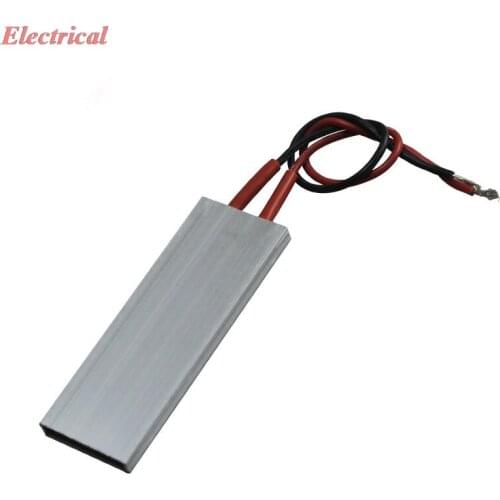 1pc 80*28.5mm PTC Heating Element Constant Temperature Aluminum Shell Heater 12V 24V 36V 48V 110V 60C 70C 80C110C 200C 220C 230C