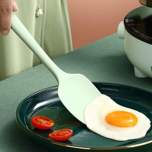 Nordic Household Tableware Spatula High Temperature Resistant Baby Spoon Food Silicone Spoon Kitchen Accessories