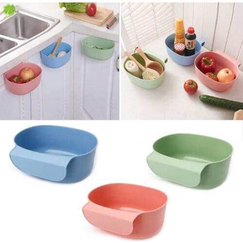 Kitchen Cabinet Door Hanging Trash Garbage Can Bin Rubbish Container Plastic Home Use Storage Kit