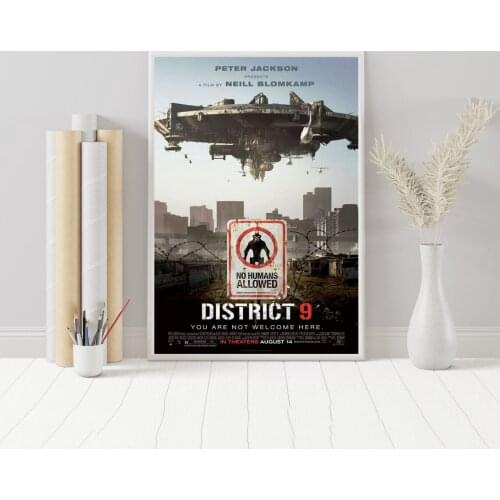 District 9 Movie Poster Wall Painting Home Decoration ( No Frame )