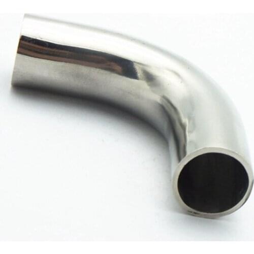 2-1/4" 57mm OD 304 Stainless Steel Sanitary Weld 90 Degree Elbow Extension Pipe Fitting For Home Brew Homebrew Wine Beer Brewing