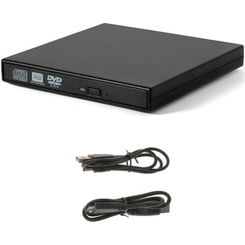 1PC BRDRC 12.7mm USB 2.0 External DVD/CD-ROM Case For Laptop Desktop PC Optical Disk Drive SATA To SATA External DVD Enclosure