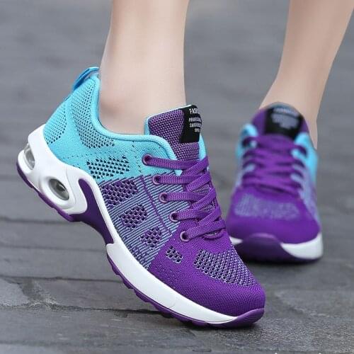 New Running Shoes For Women Breathable Mesh Casual Shoes Outdoor Lightweight Comfortable Walking Sneakers Tenis Feminino PW084