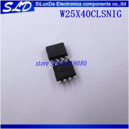 10pcs/lot W25X40CLSNIG SOP W25X40CLNIG 25X40 SOP8 new and original